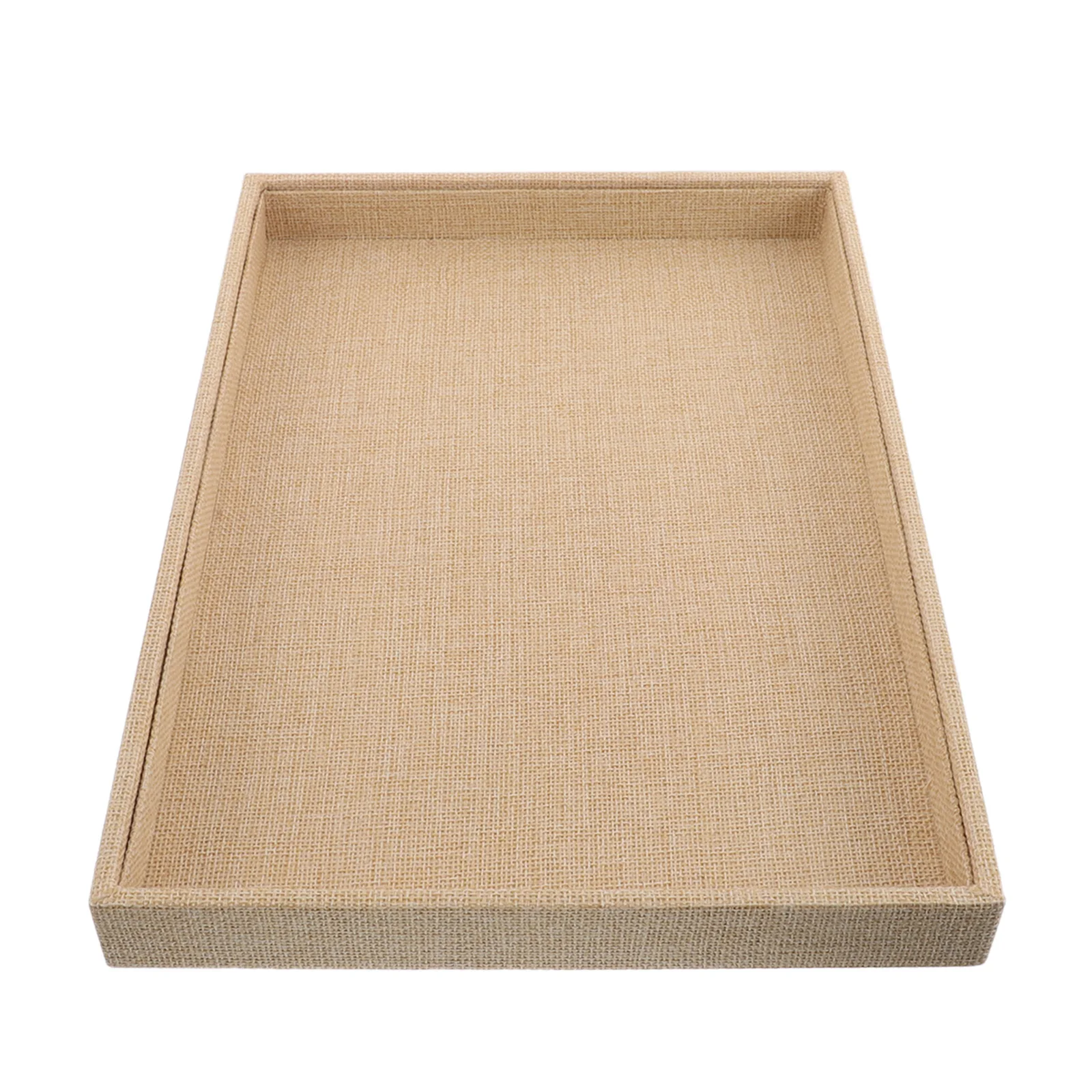 

Натуральный лен для держателя браслета, ящики для дисплея, ящик для ювелирных изделий, органайзер для ювелирных изделий, лоток-органайзер 13,7 \