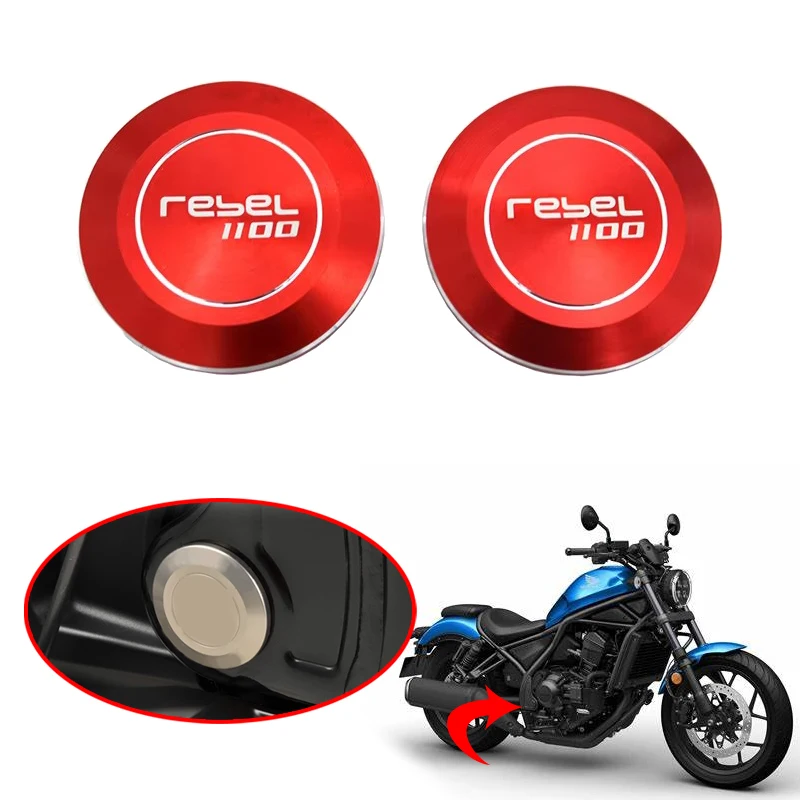 

Rebel 1100 Frame Cover Hole Plug Fit For Honda CMX1100 REBEL1100 2021-2022 Motorcycle Accessories Frame Hole Cap Plug Decoration
