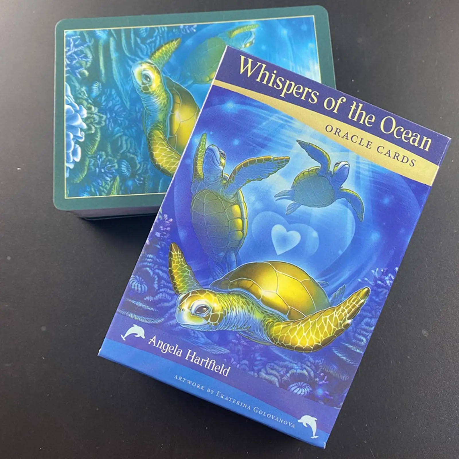 Whispers of The Ocean English Oracle Tarot Decks Family Game Night Supplies for Gifts Tarot Cards Smooth