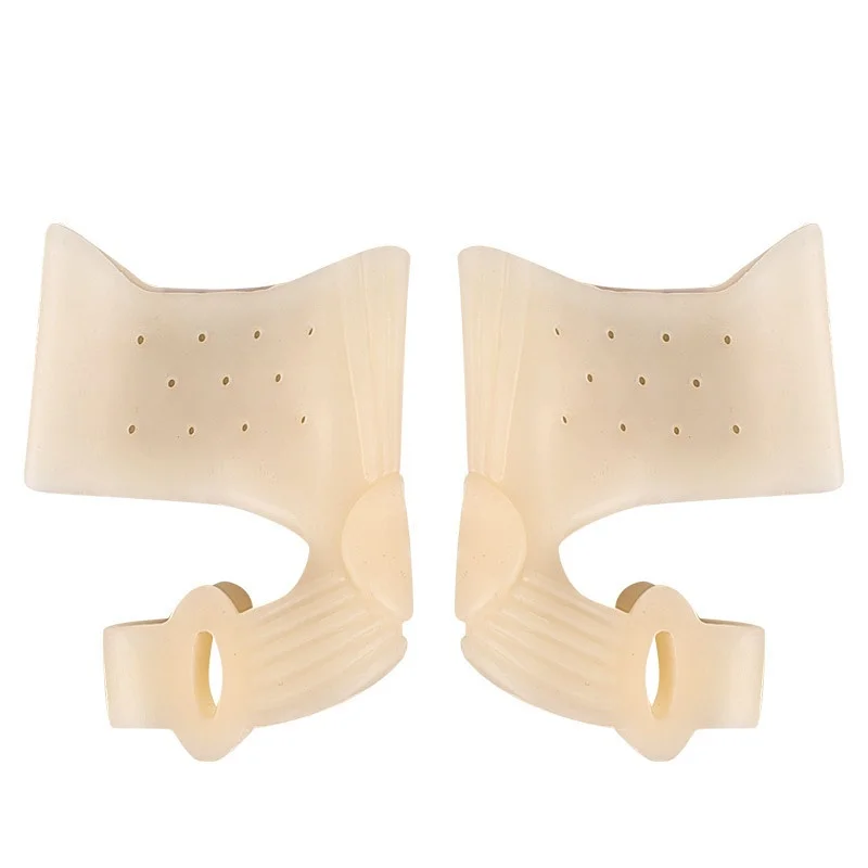 وسادة الأمامية Sebs مقسم الأمامية بفتحة مزدوجة لـ Hallux Valgus، دعامة أصابع القدم ليلاً لتقويم عظم أصابع القدم الكبيرة #2