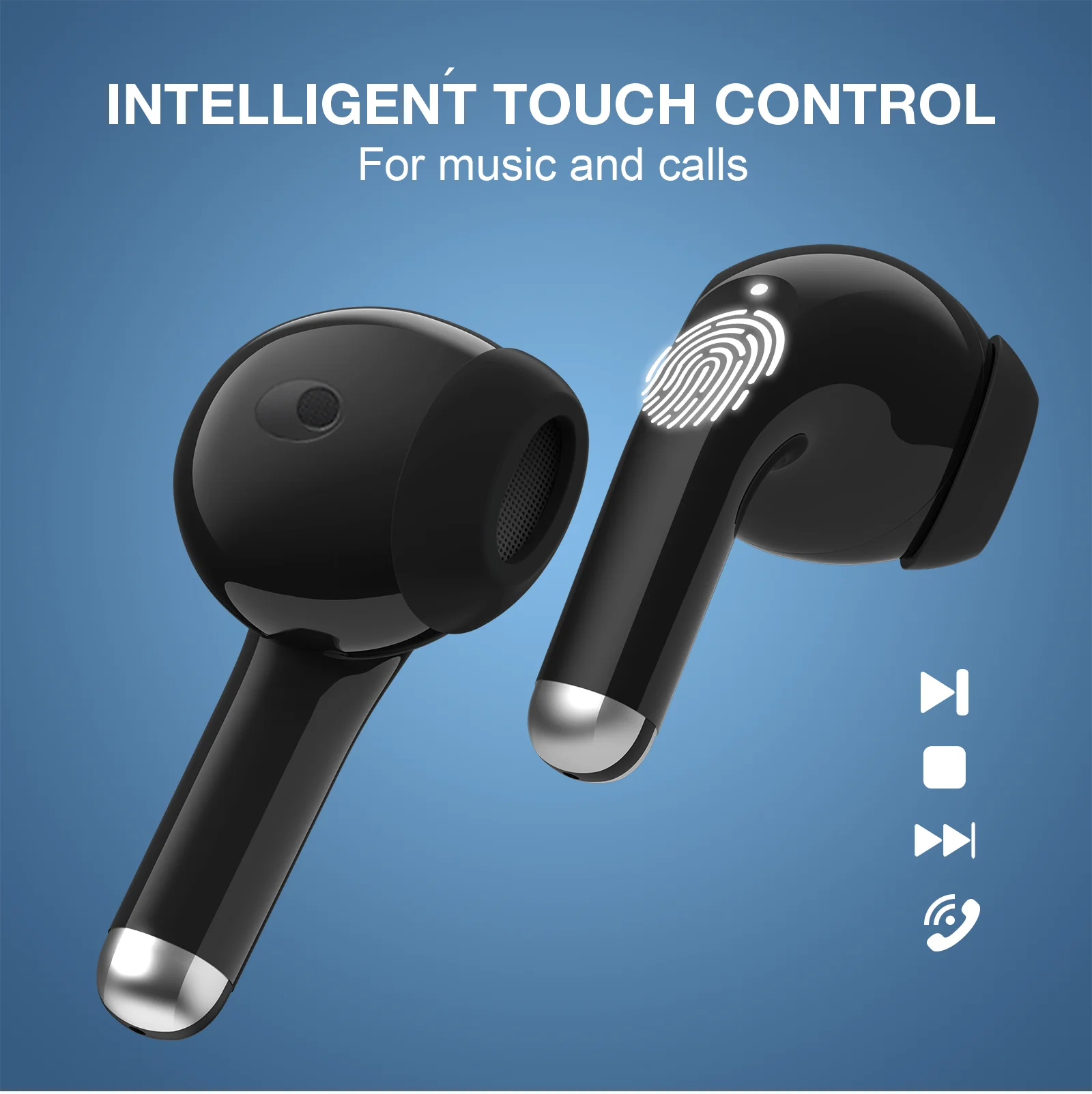 1HORA Wireless earphone AUT203 Bluetooth 5.3 Headsets Low power consumption Type-C Compatible with IOS/Android