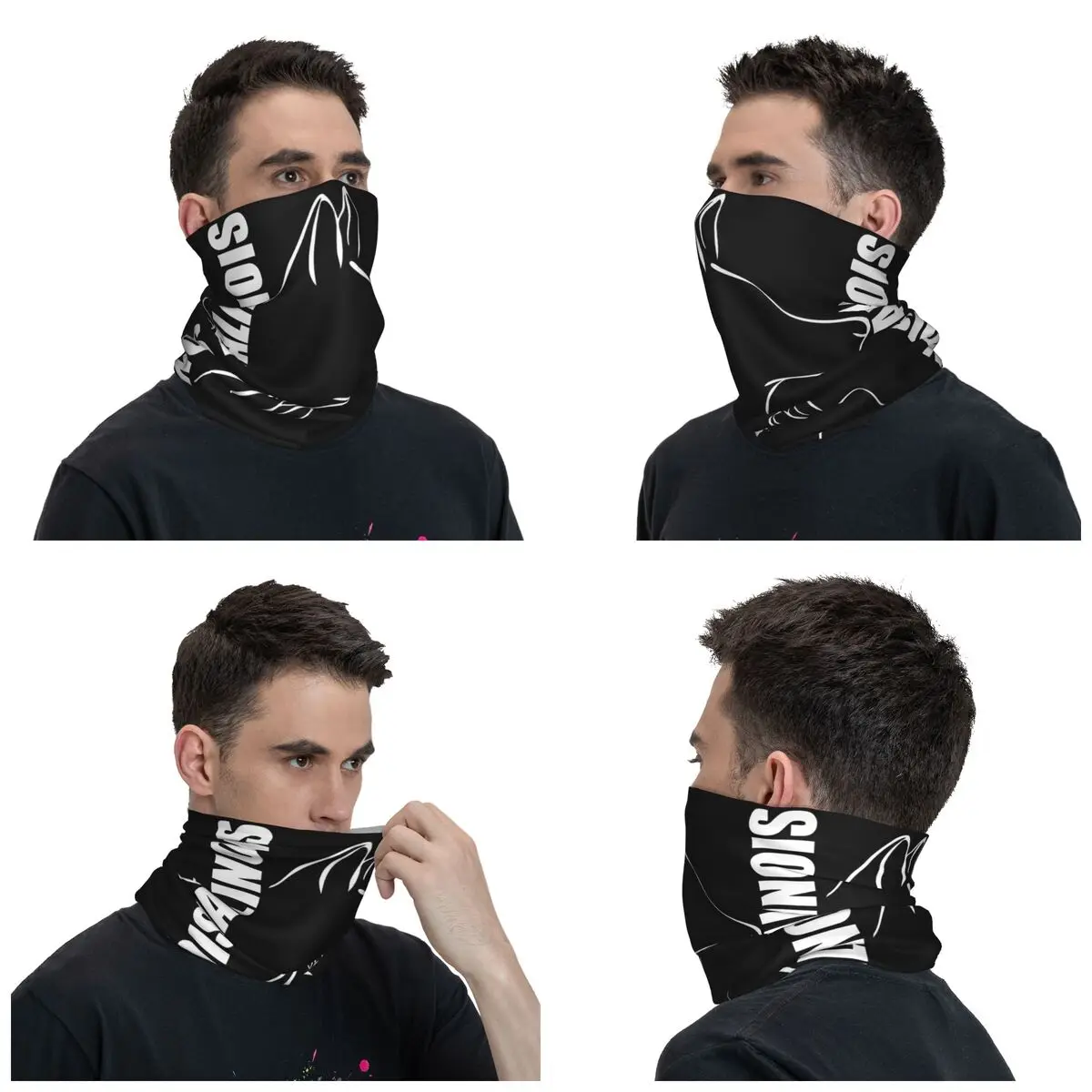 Belgian Malinois Shepherd Dog Merch Bandana Neck Gaiter Cool Dog Mask Scarf Multi-use Running Balaclava for Men Women All Season