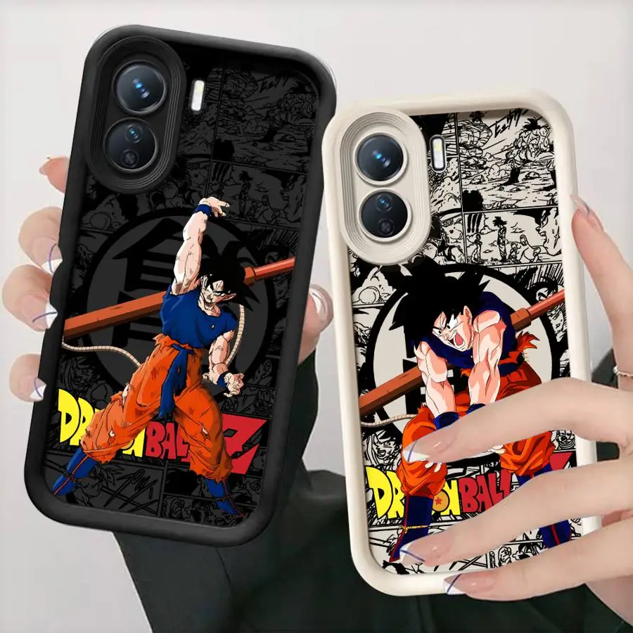 Capa macia para redmi note 13 14 pro plus 11s 12s 10 11 12 pro dragon ball japão anime goku