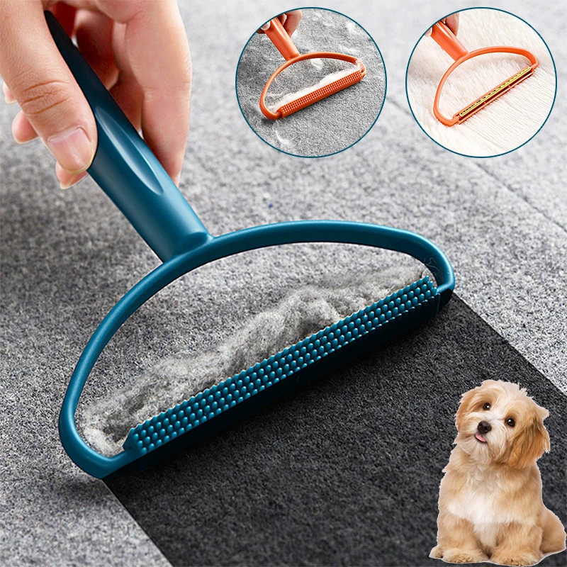 

Double-Side Lint Remover, Portable Pet Hair Remover, Manual Fluff Remover, Clothes Fuzz Fabric Shaver, Carpet Clothes Brush