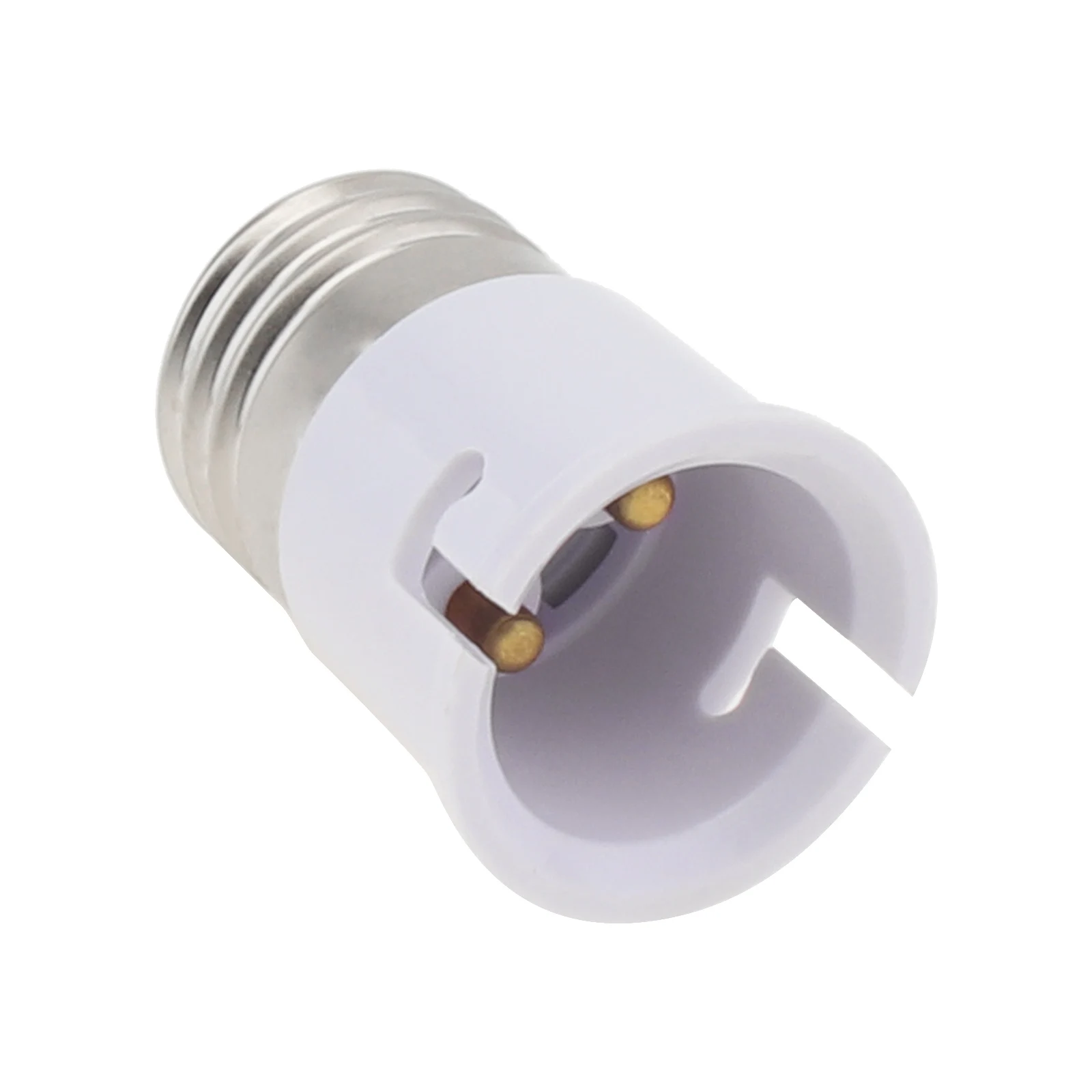 E27 to B22 Socket Converter Screw to B22 Socket Adapter for LED Bulbs Incandescent Bulbs CFL Bulbs E27 to B22 Adapter