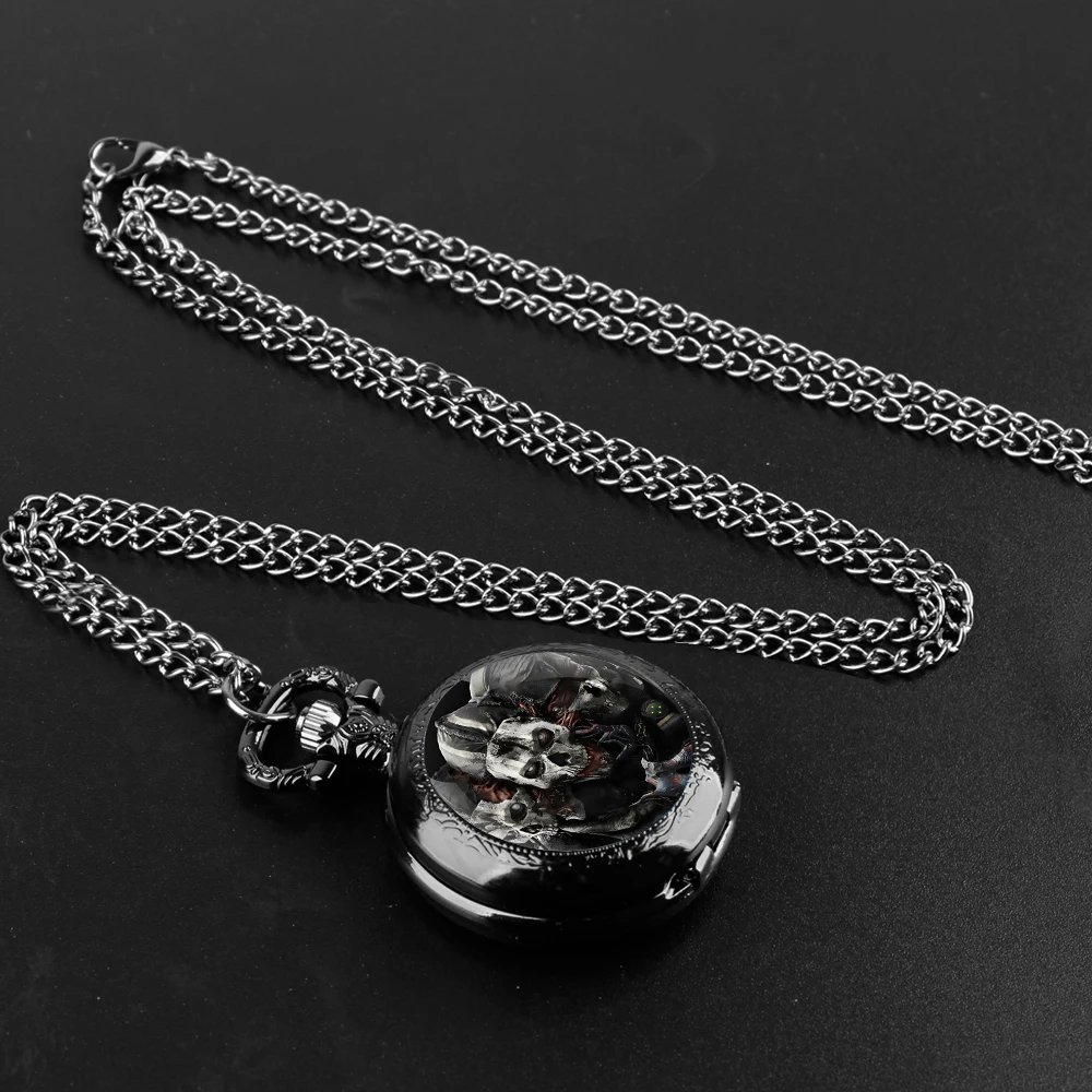 قلادة ساعة الجيب الكلاسيكية من Call of Duty Ghosts - هدية فريدة للاعبين للرجال والنساء