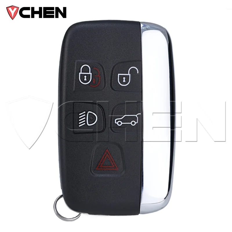 Car Key Shell Case Housing Cover for Land Rover LR4 for Range Rover Sport Evoque for Jaguar XJ XJL XF 5 Buttons Smart Remote Box
