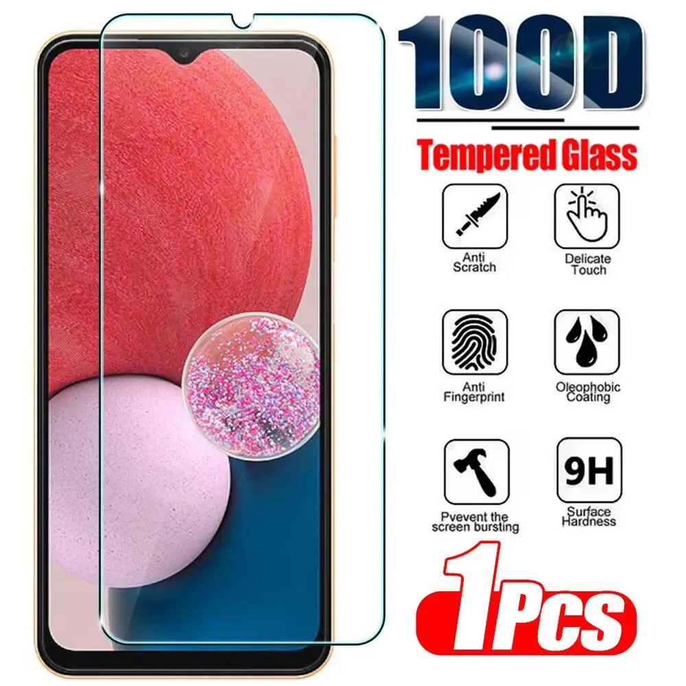 

1Pcs Screen Protector Galaxy A03s A13 A23 A33 A53 A73 4G 5G Full Cover Tempered Glass Film For Samsung A03 CORE