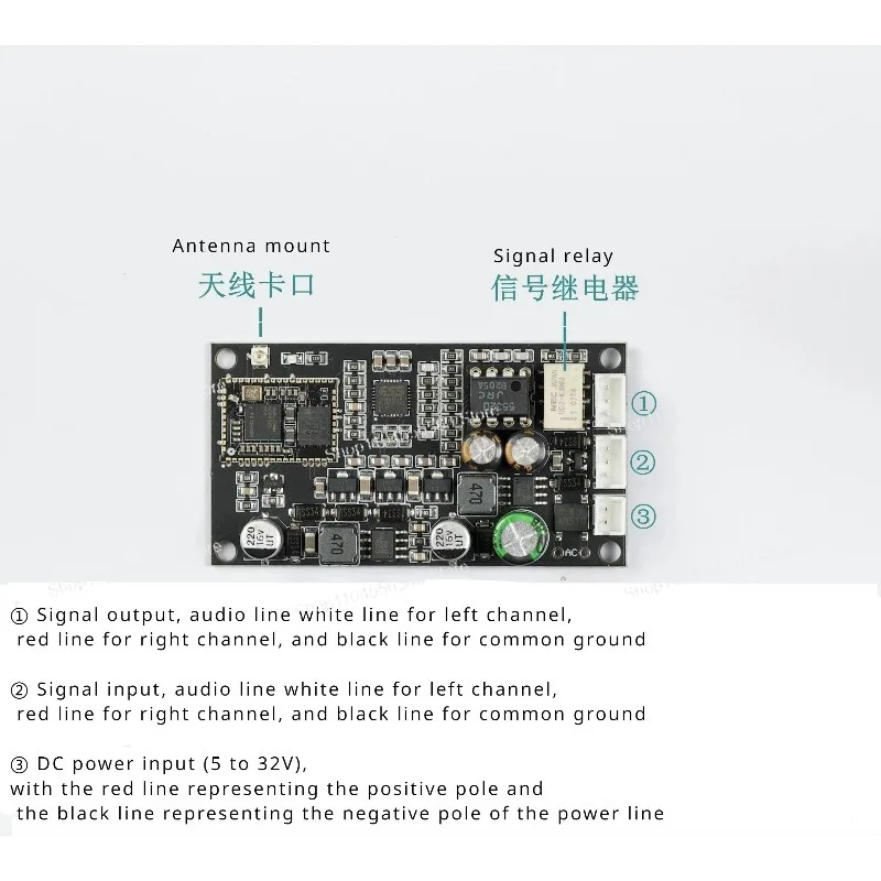 ES9039Q2M Bluetooth 5.4 Decoder Board with QCC3084 Receiver, DAC Module Compatible with ES9018 and ES9038Q2M view 4