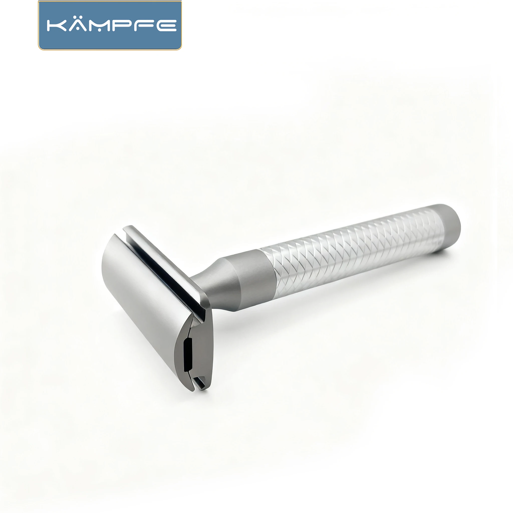 KAMPFE Titanium blade head  aluminum handle traditional manual safety shaver suitable for universal blades  razor barber knife