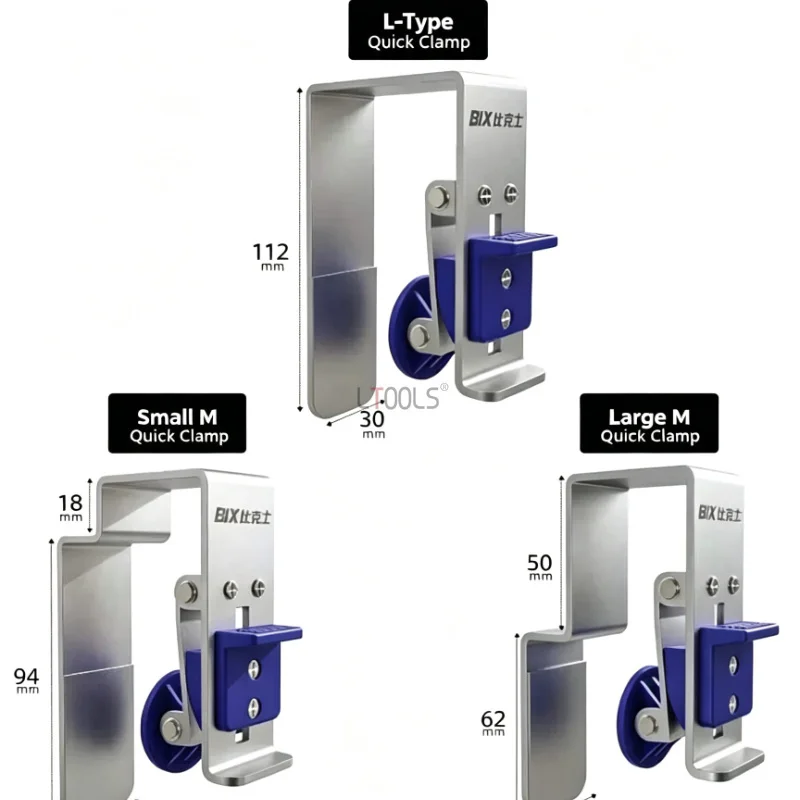 Quick Press Drawer Panel Installation Clamp Auxiliary Fixing Clip Cabinet Drawer Front Face Mount Assist Woodworking Assembly