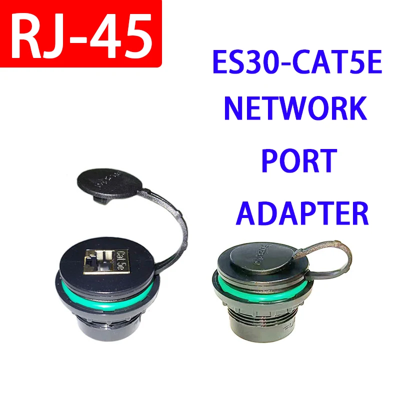 

RJ45 Network Cable To Connector Adapter ES30-CAT5E Ethernet Interface Long Thread Connector ES30-CAT6 Waterproof Terminal Block