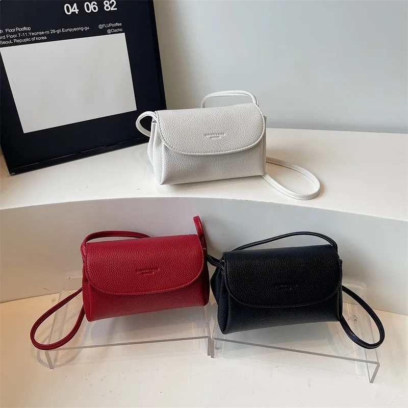 

2025 Hot Sale Bags for Women Temperament Women's Handbags PU Solid Color Large Capacity Shoulder Bags Light Luxury Versatile