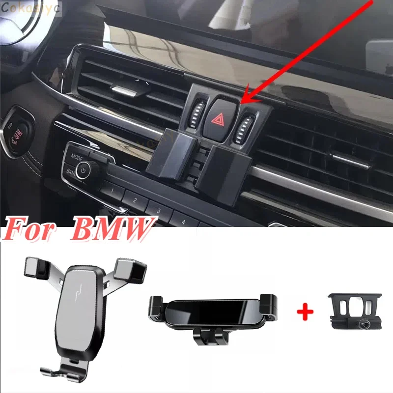 1 ensemble spécial pour 2016-2021 BMW X1 F48 X2 F39 matière plastique support de téléphone de voiture support Mobile stable