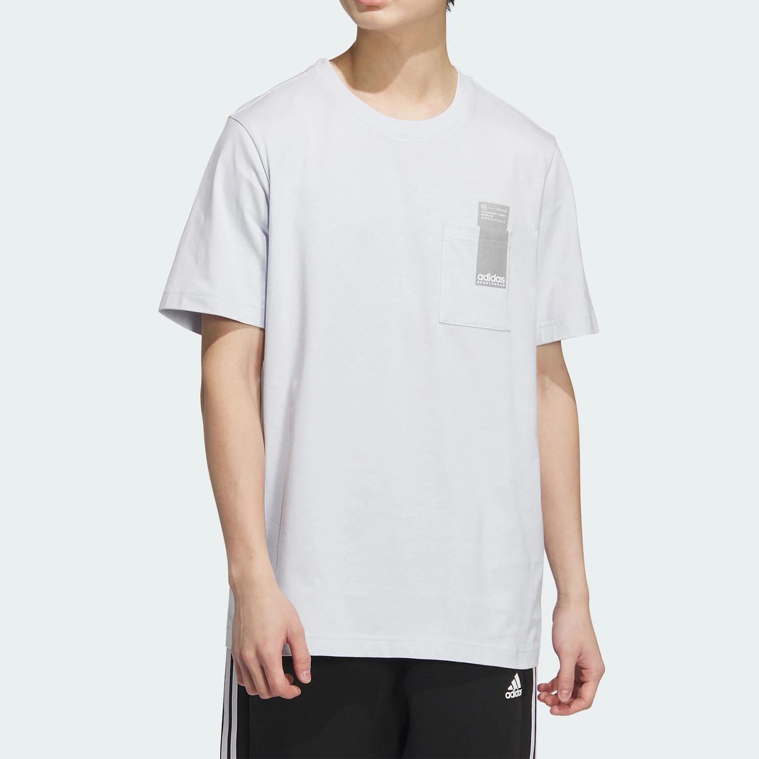 Adidas Authentic Current Season New Men's Women's Comfortable Casual Sports Round Neck T-Shirt JI9084