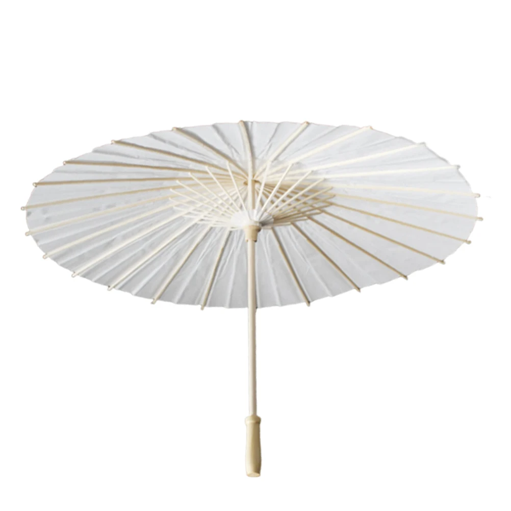 

Elegant White Paper Parasol Umbrella Wedding Party Decor Photography Props Lightweight Portable Aesthetic Bridal Accessories