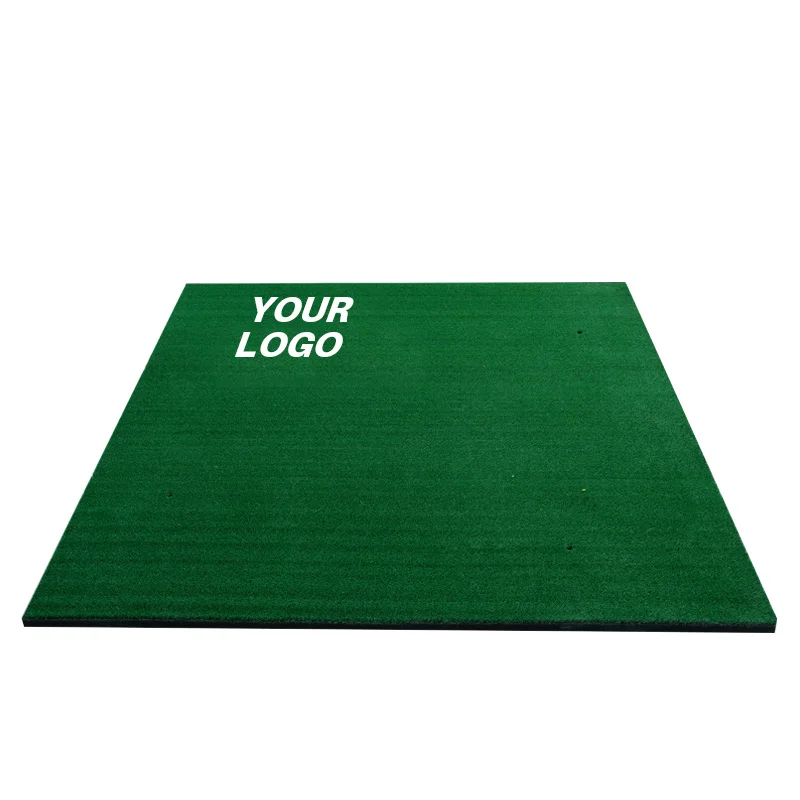 150*150cm indoor outdoor training golf mat golf range mat driving range 3d custom golf hitting mat