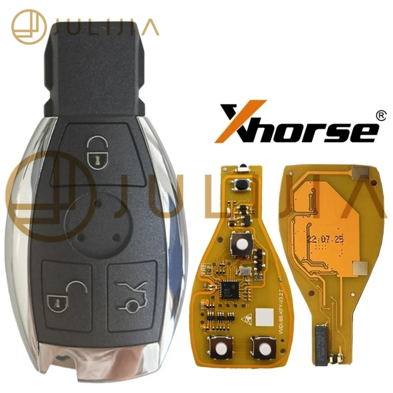 VVDI Xhorse 315/434mhz BE Key BGA Remote Smart Key Fob for Mercedes Benz W203 W204 W205 W210 W211 W222 W221 BGA NEC BGA NEC Key