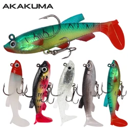 5Pcs Soft Lures 8.5cm/13g Jig Wobbler Lead Head Hook Fishing Bait Artificial Bait Carp Fishing Tackle For Bass