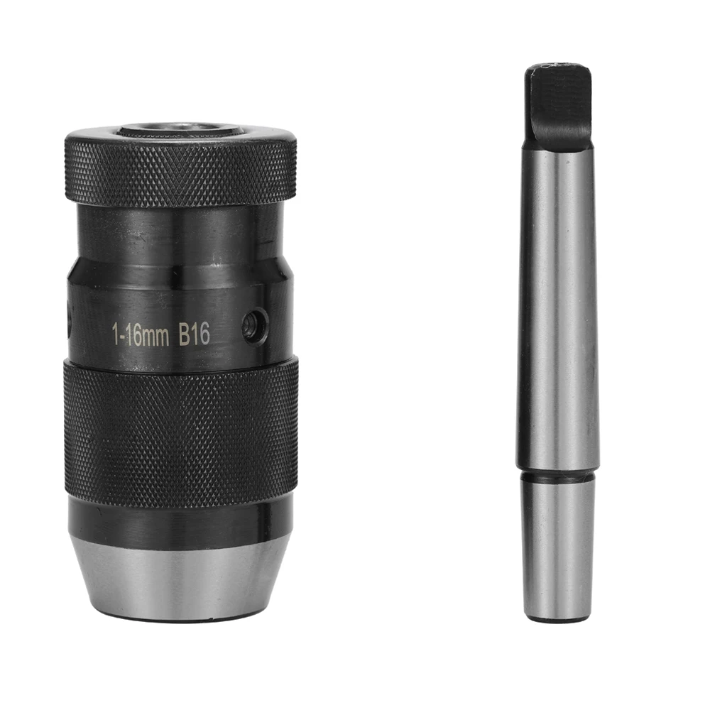 

MT2-B16 Однотипный сверлильный патрон с ручкой, диапазон зажима 1–16 мм, HRC 40-50 Твердость B16 Самозатягивающийся сверлильный патрон для фрезерного станка