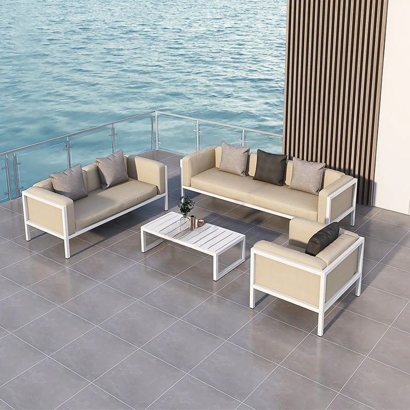

Nordic sofa coffee table table chairs villa garden courtyard bar coffee casual combination outdoor