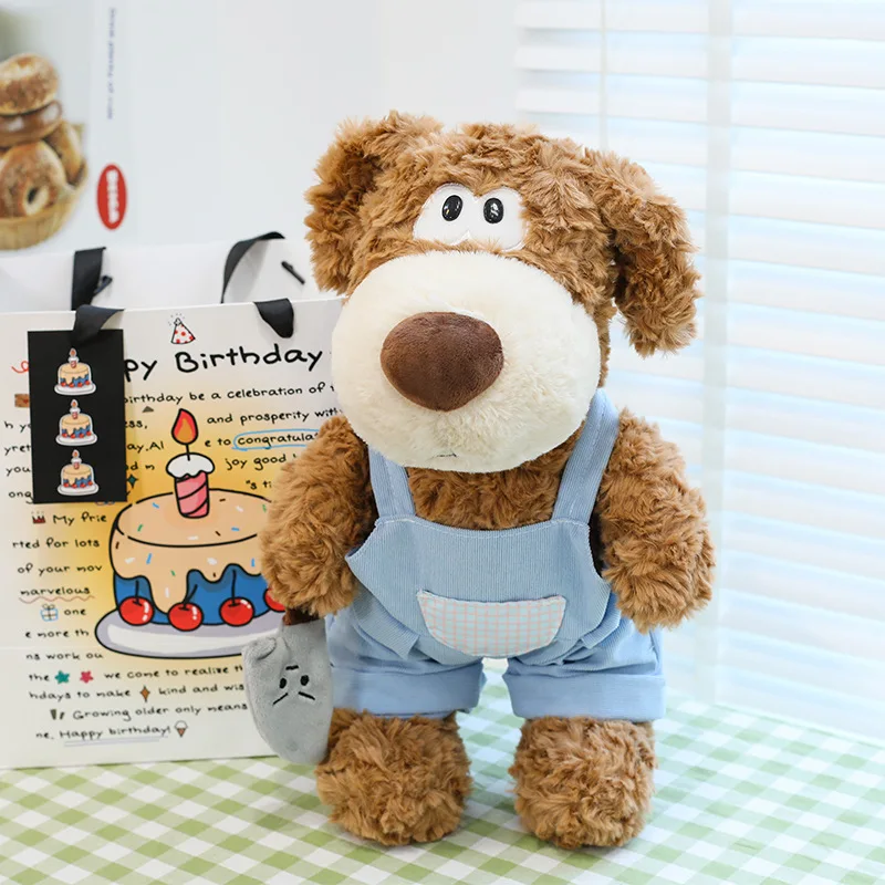 Perro de peluche Kawaii, muñeco de peluche, cachorro portátil, almohada para dormir, regalo de cumpleaños y Navidad para niños, venta al por mayor