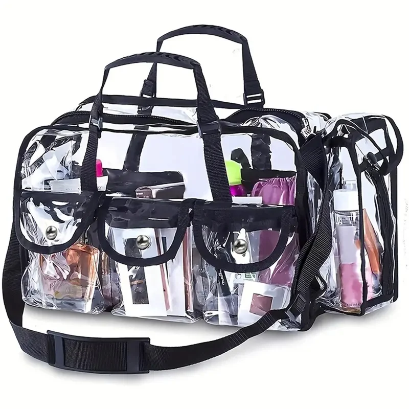 

Transparent Travel Bag Women Zipper Clear Makeup Bags Large Capacity Travels Make Up Organizer Storage Bath Toiletry Wash Bags