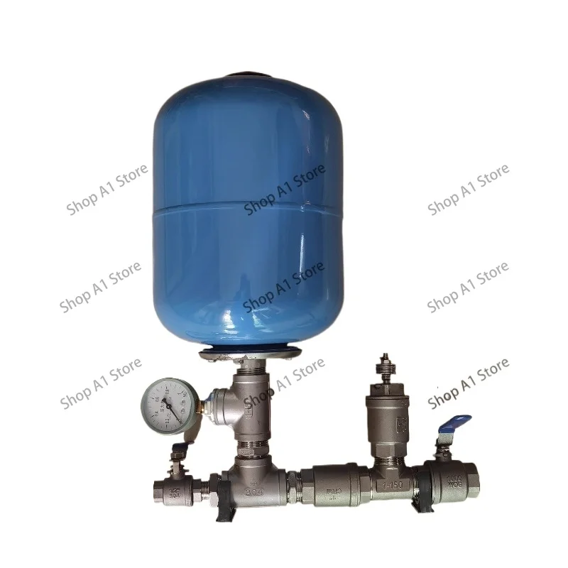 1 Inch 304 Stainless Steel Water Hammer Pump - Electricity & Fuel-Free, High-Lift, Self-Priming Hydraulic Ram