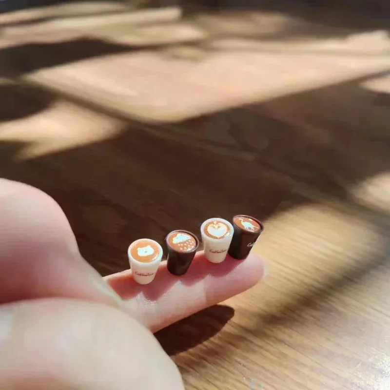 10 قطعة فناجين قهوة صغيرة جدًا/لاتيه/بيت الدمية/منمنمات/لطيفة/حديقة خرافية جنوم/ديكور تررم الطحلب/بونساي/نموذج/لوازم ذاتية الصنع #6