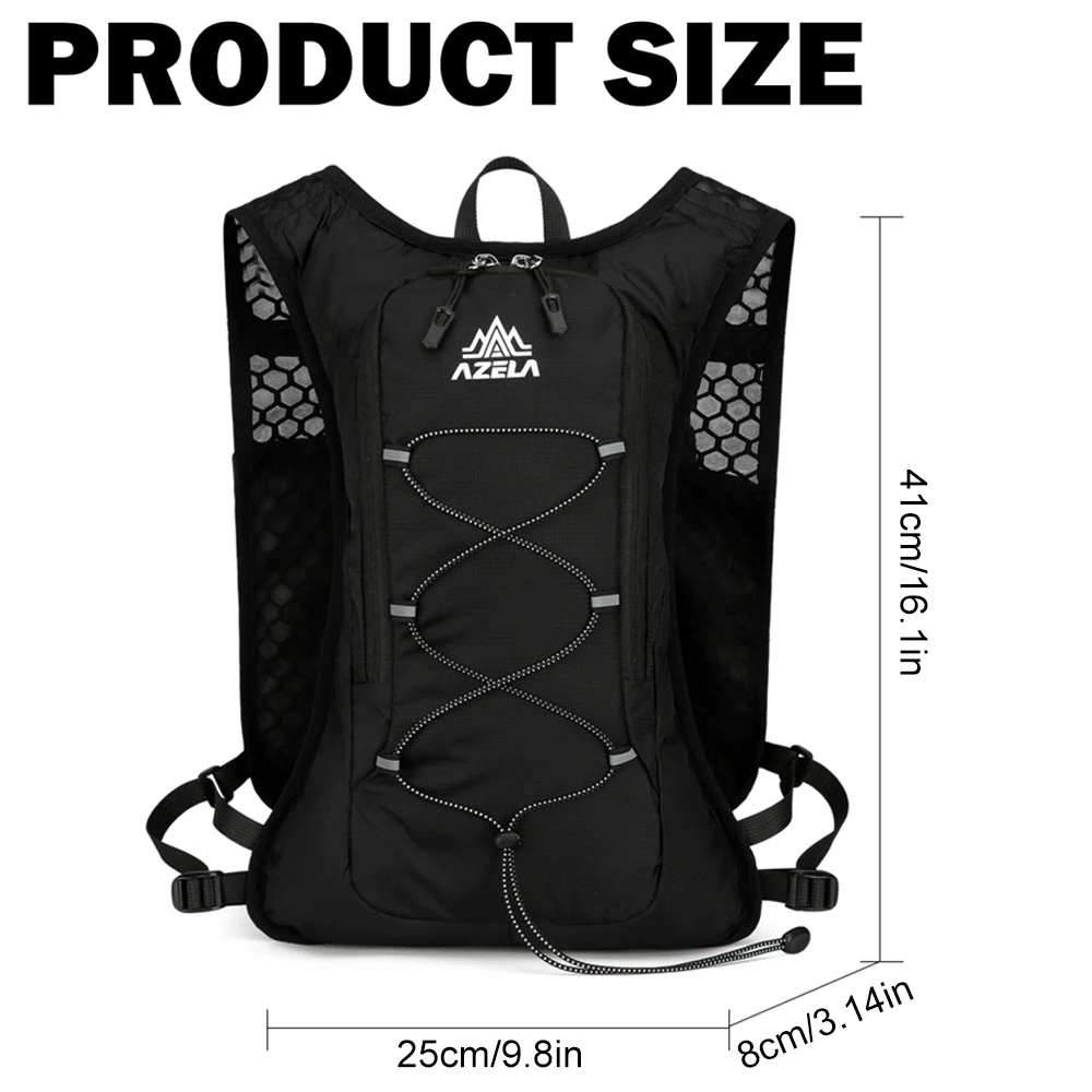 1PCS Running Vest for Women  Men,Lightweight  Hydration Backpack Pack for Trail Running,Hiking,Cycling,Jogging,Adjustable Fit