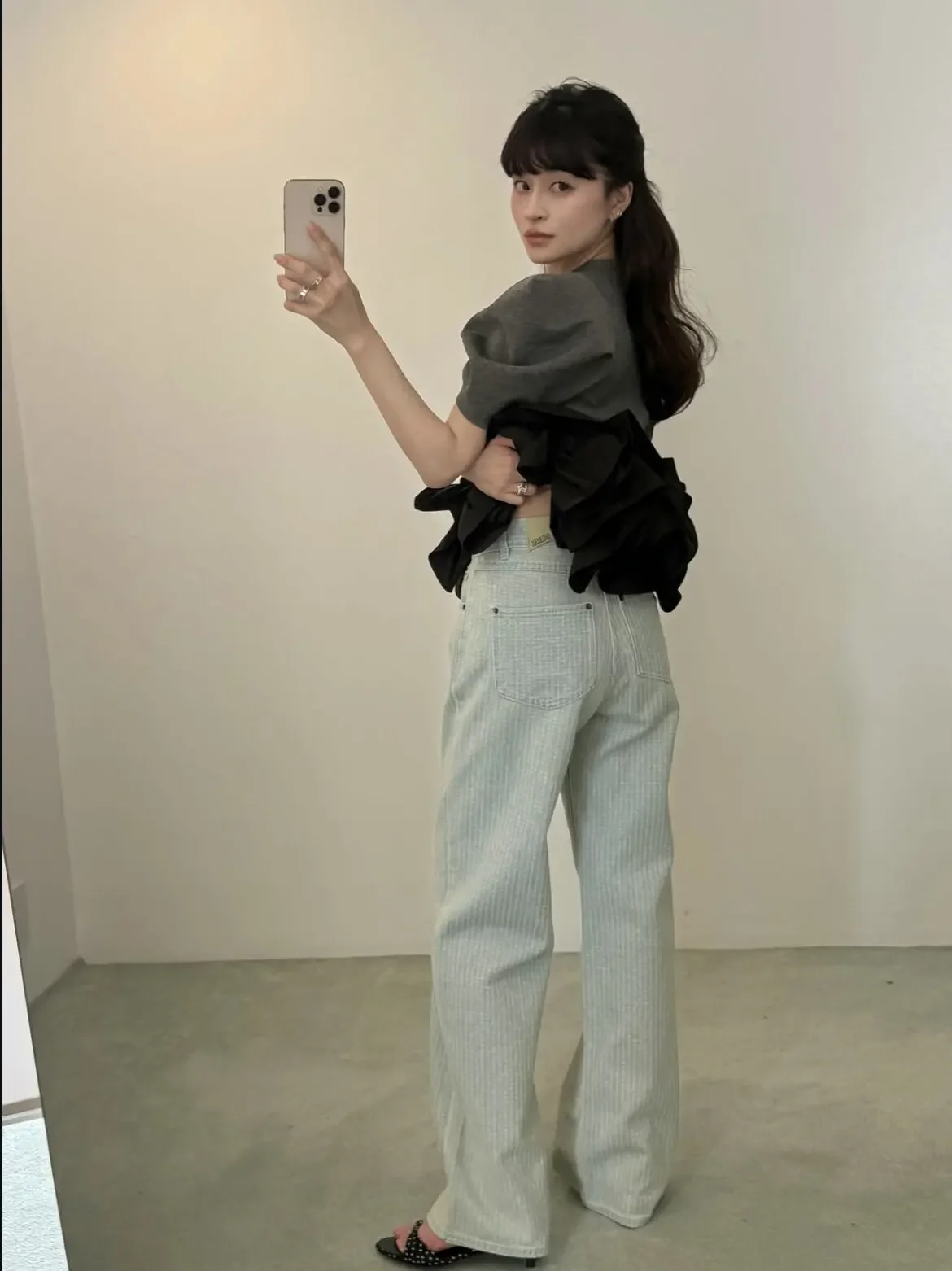 Japanese Sweet Petals Cute Casual Bubble Sleeve Short Sleeve Top New 2026 Summer Fashion Original Slim T-shirt Women