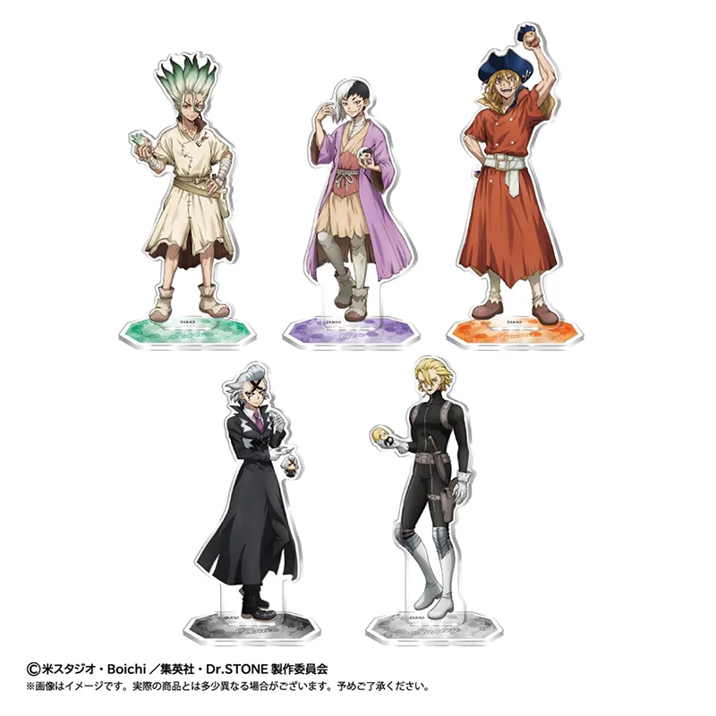 Figura acrílica de Tapioca Dr Stone, personaje de Anime, decoración de escritorio, adorno coleccionable para fanáticos del Anime