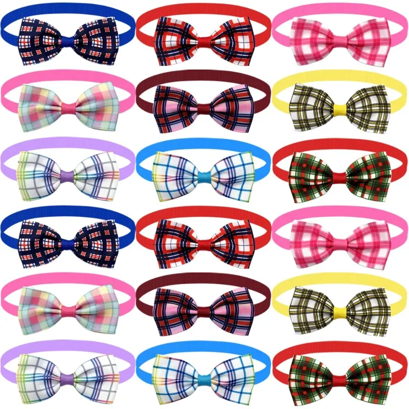 

50/100pcs Supplies Puppy Bow Tie Dog Hair Accessories Fashion Cute Pets Accessories for Best Selling Dogs Ribbon Bow