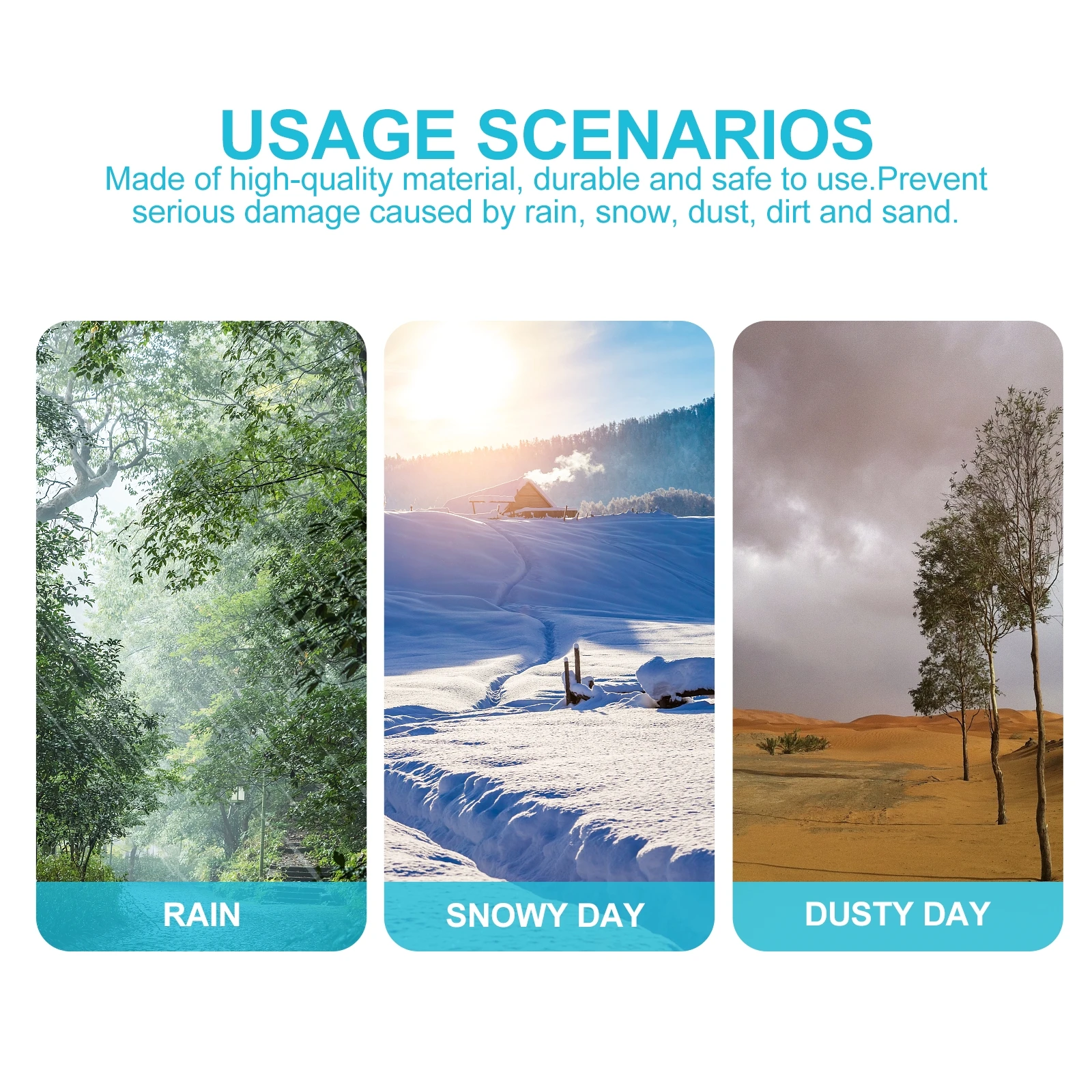 

Camera Rain Cover Dust Protector Protection Dust-proof Gear Sleeve Waterproof Fabric and Flash