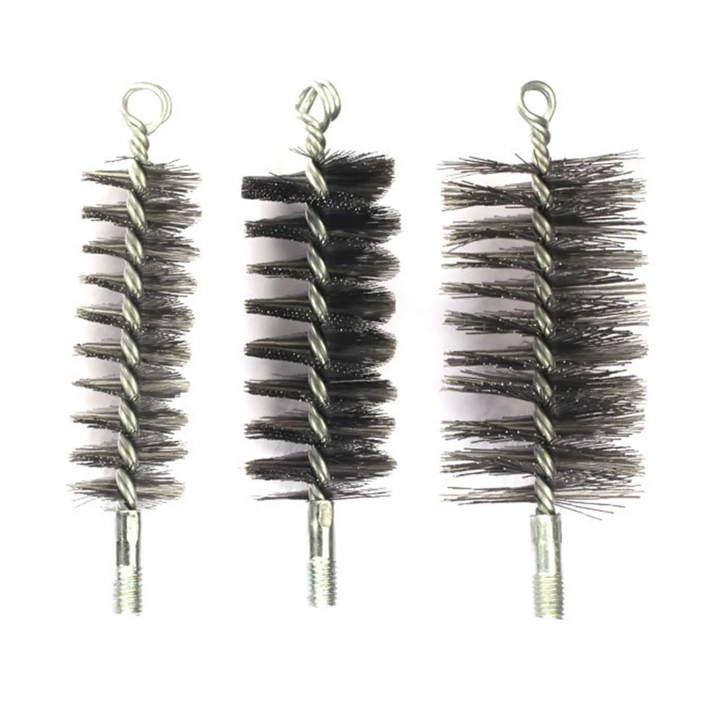 Chimney Cleaning Brush Round Shank Steel Wire Brushes For Fireplace Flue Pipe Rust Removal Cleaner Manual Tools