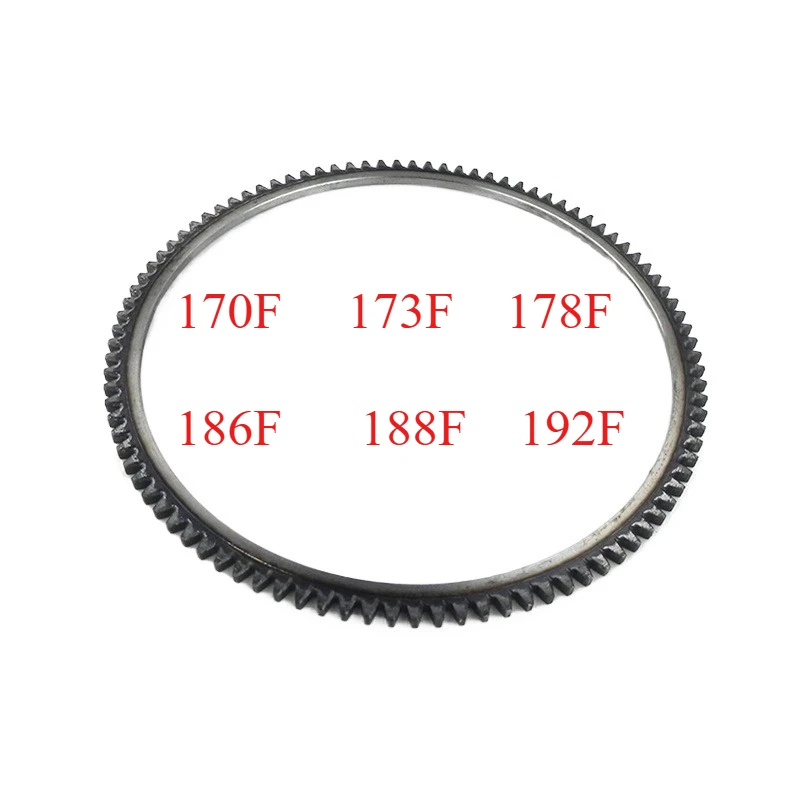 

1pcs Single cylinder air-cooled diesel engine generator micro tiller accessories 170F 173 178 186 188 flywheel gear ring