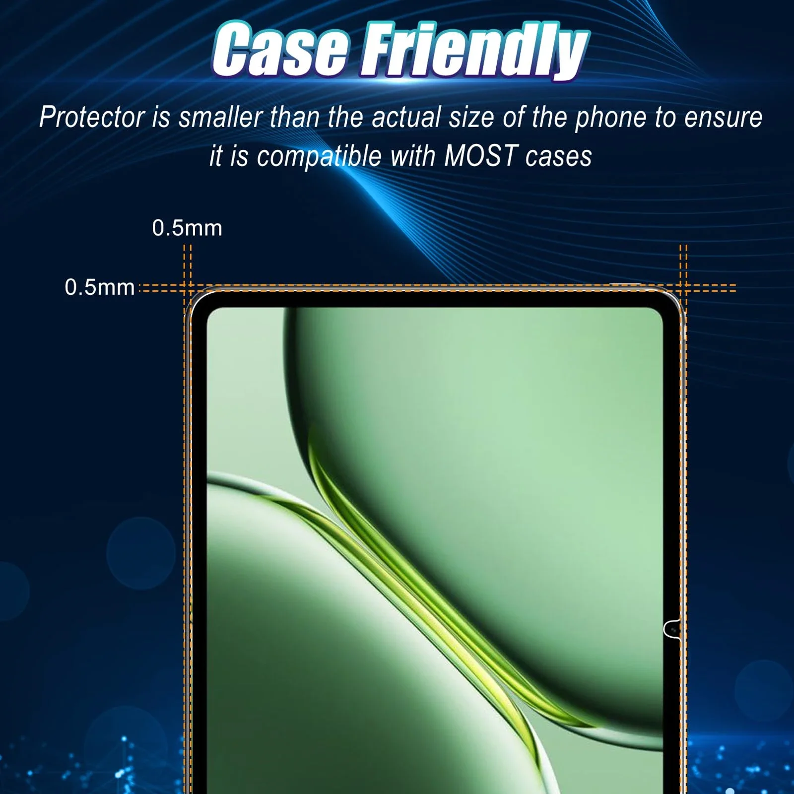 2Pcs For OnePlus Pad Pro (12.1 inch) 2024 Tablet Tempered Glass Film HD 9H Hardness Anti-Scratch Screen Protector for OnePlus Pa