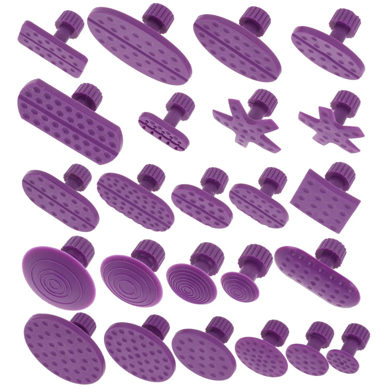 

1Set Plastic Dent Puller Tool Multi Size Auto Body Repair Kit for Cars Trucks Refrigerator Panel Smooth Finish No Damage Removal