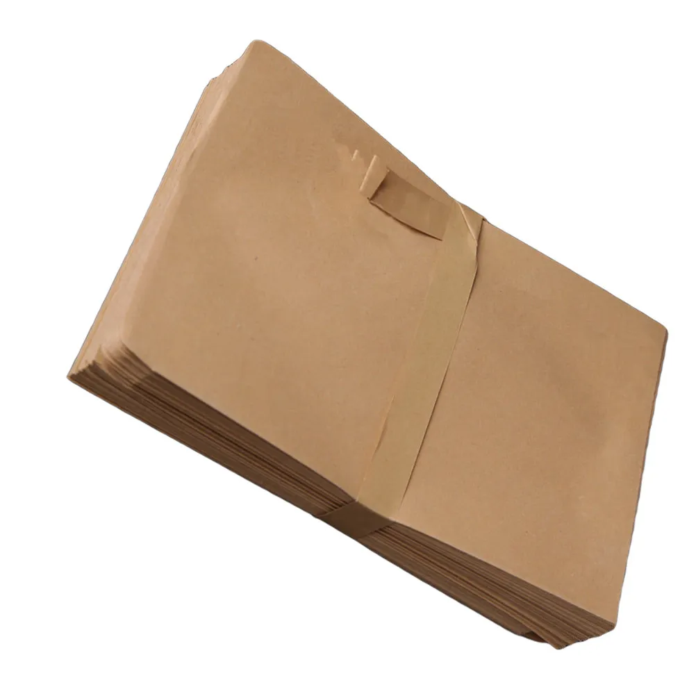 

100Pcs Mini Blank Envelopes 165x100mm Thick Kraft for Gifting Photos Recyclable Green Office