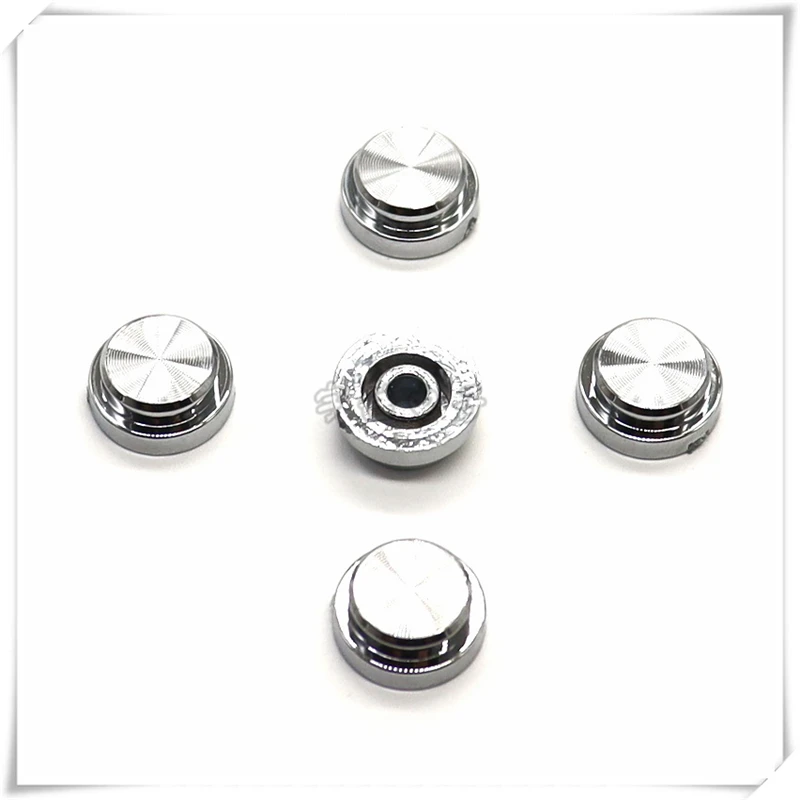 10PCS 11×6MM Sun Pattern Electroplated Plastic Button Cap Light Touch Switch Cap 6*6 Power Button Cap Round Hole 3.2