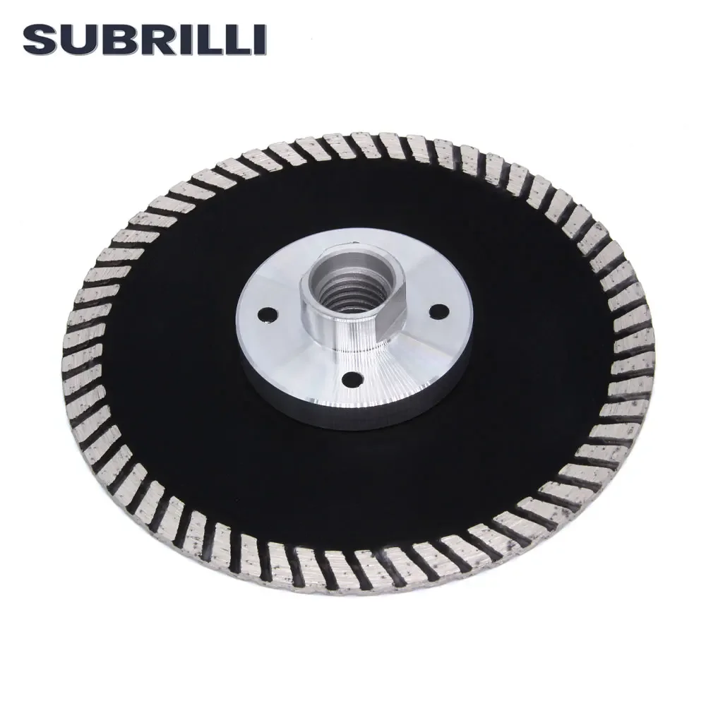 SUBRILLI Diamond Dual Cutting Wheel Multi-Purpose Grinding Disc Diamond Saw Blade For Granite Concrete Marble M14 5/8-11