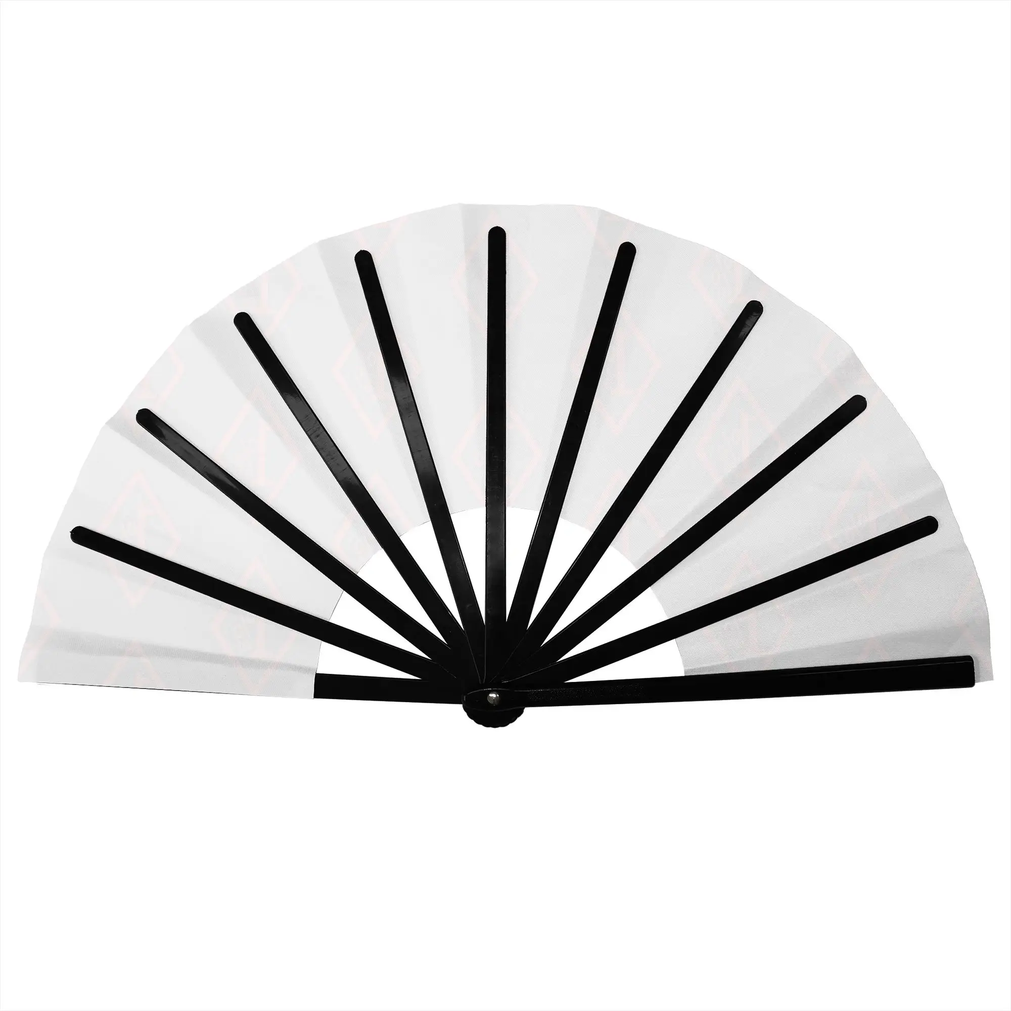 One Percenter 1% Hand Fan Promotional Gift Wedding  Durable Folding Fans Unique Bulk Pack Fan