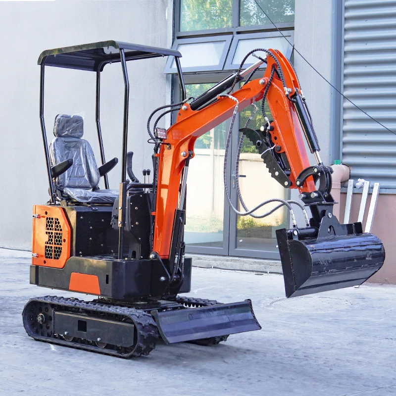 FREE SHIPPING China Cheap Small Digger Wholesale Micro Compact Mini Excavator 2 Ton 1ton Bagger Prices for Sale with EPA/CE/EURO