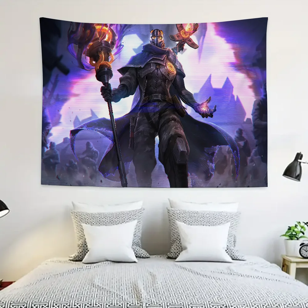 فيكتور LOL غامض نسيج الديكور حفلة خلفية معلقة القماش غرفة نوم نسيج ديكور الغرفة الجمالية