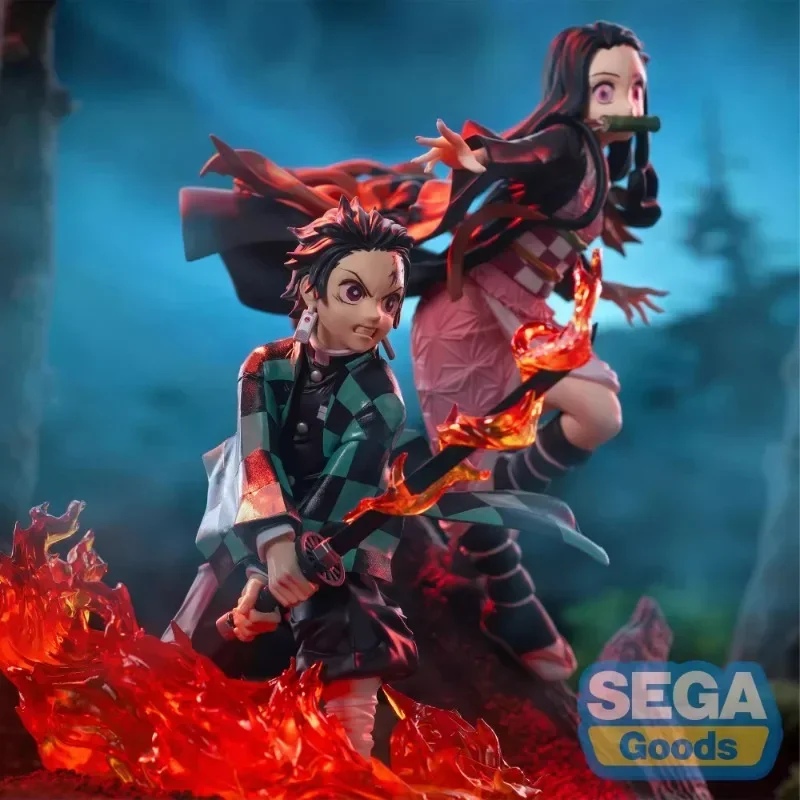 SEGA Original Xross Link Demon Slayer Kamado Tanjirou Kamado Nezuko Anime Action Figures Toys for Boys Girls Kids Gift