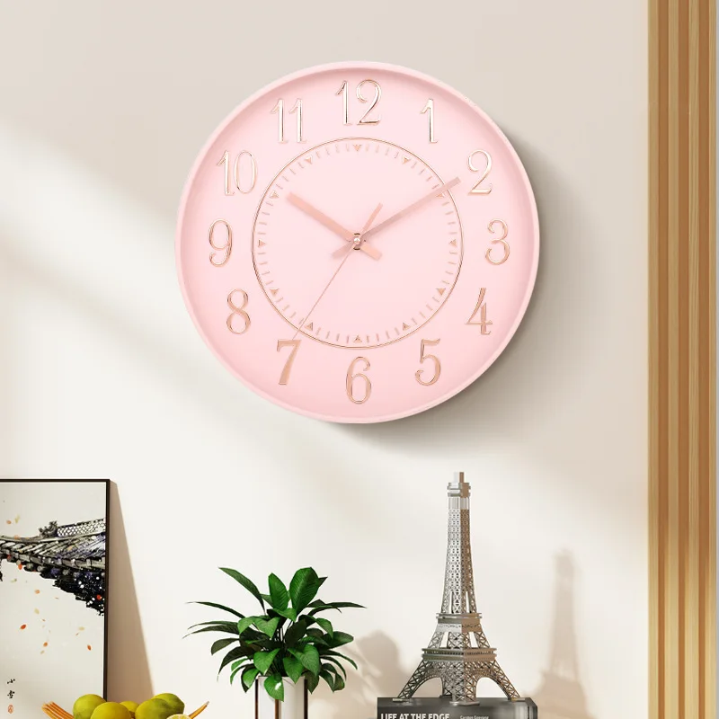 

Living Room Table Wall Clocks Decoration Items Digital Table Office Wall Clocks Minimalist Plastic Home Decor Стенные Часы MHBGZ