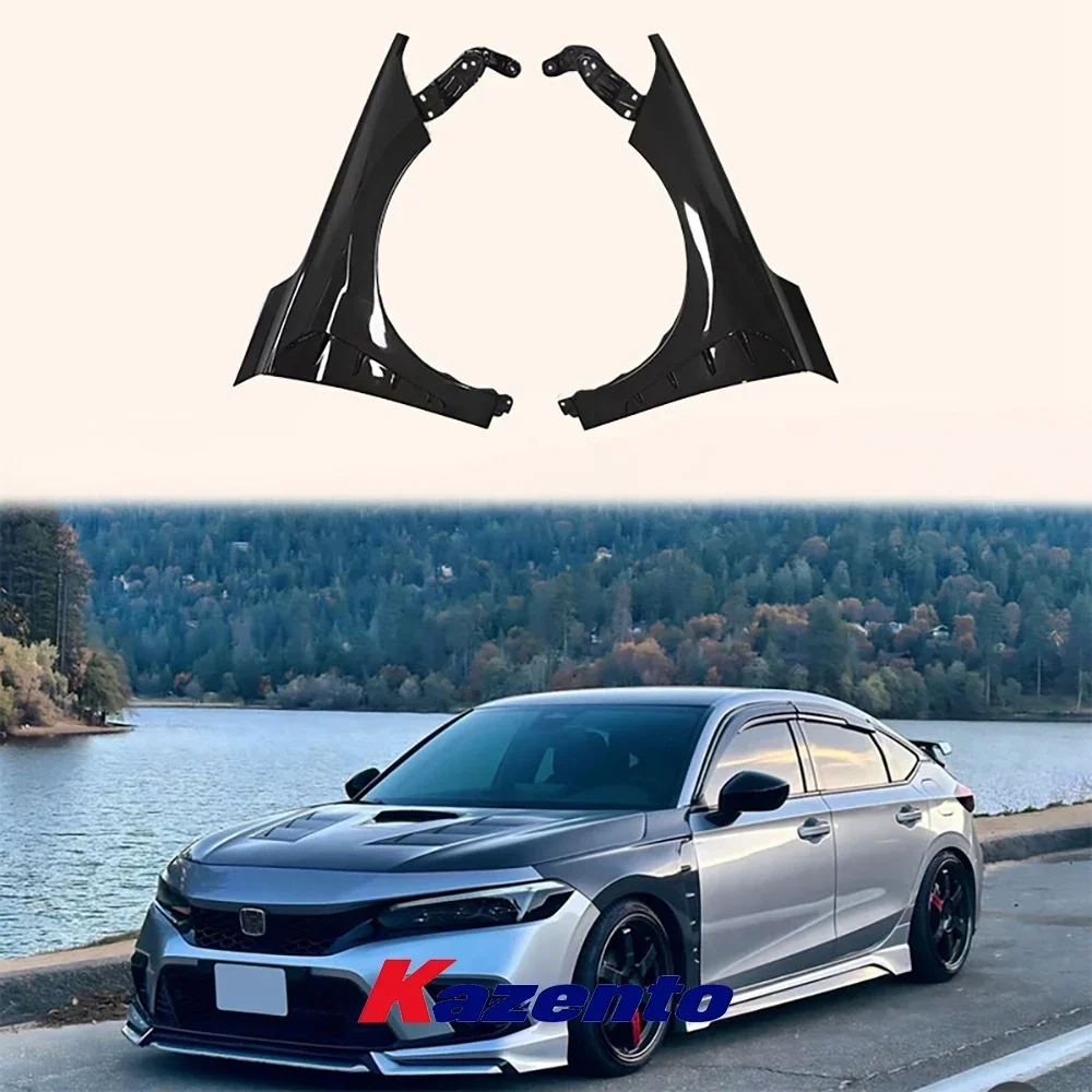 

Для Honda Civic 11 2022 2023 FL1 FE1 седан хэтчбек замена вентилируемого крыла из углеродного волокна