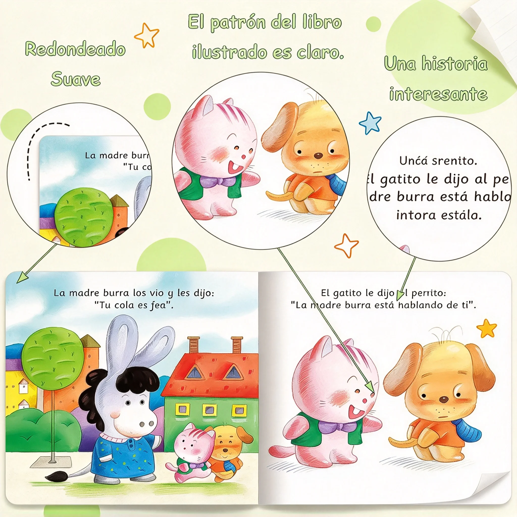 A series of 10 interactive Spanish fairy tales designed to help improve reading comprehension skills.