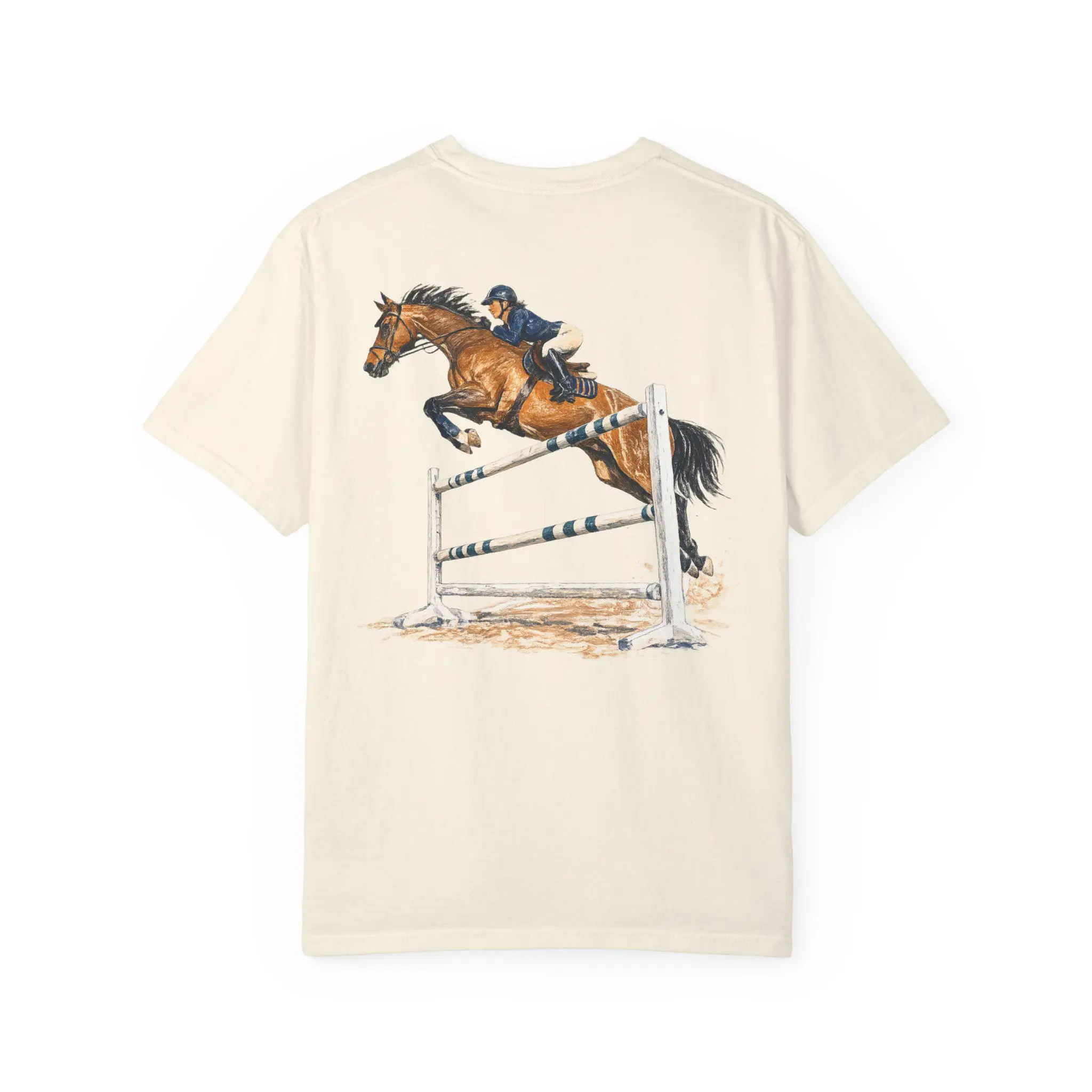 Show Jumping Horse T-Shirt Equestrian Shirt Hunter Jumper Tee Horseback Riding Gift Horse Lover Graphic Tee Riding Apparel