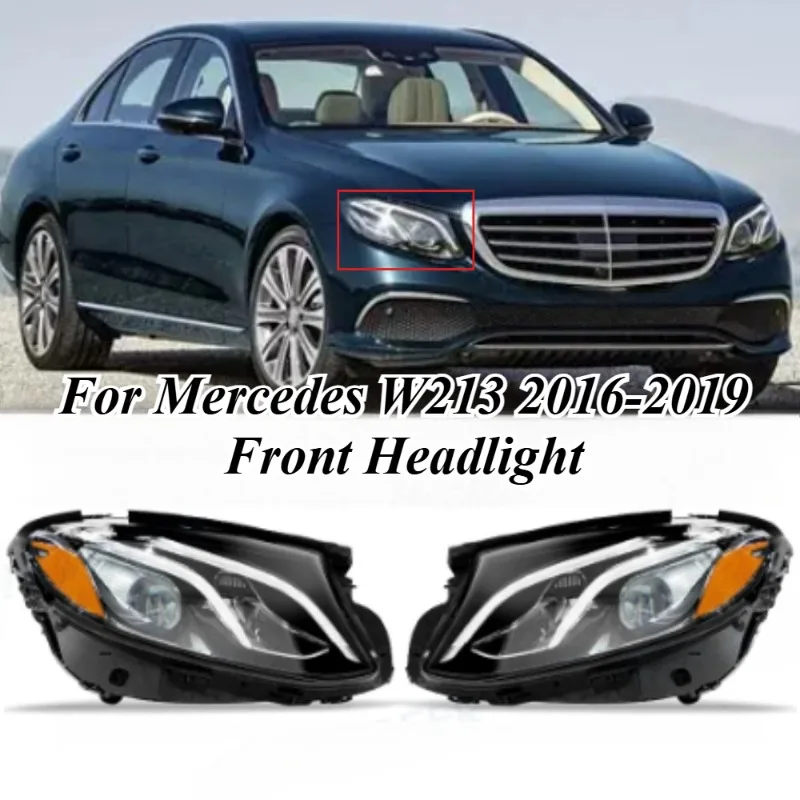 

For Mercedes W213 2016-2019 USA Version LED Headlight Assembly Left Right Driver Passenger Side Replacement OEM Style Car Lamp